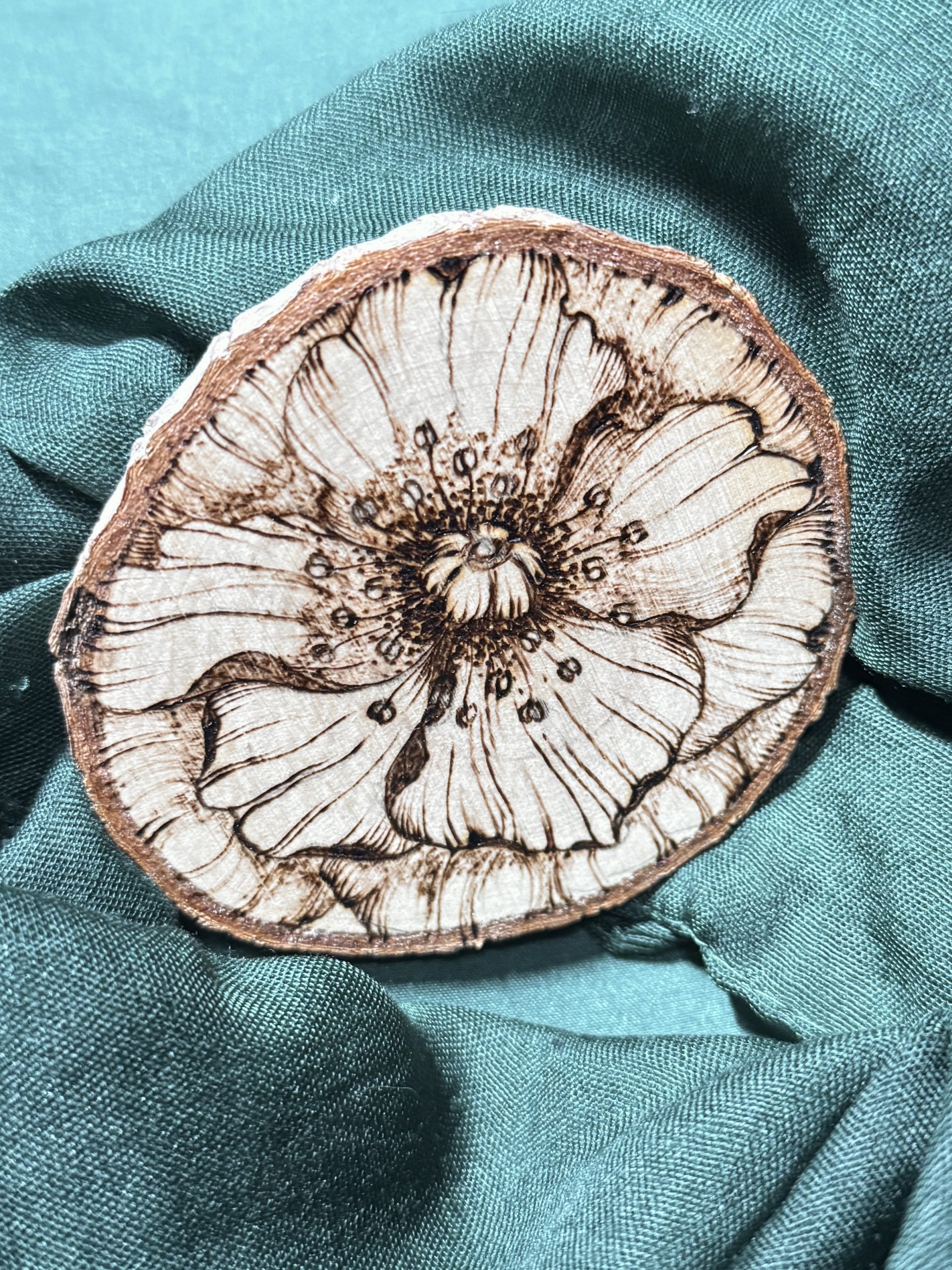 Untersetzer mit Brandmalerei – Bild 2