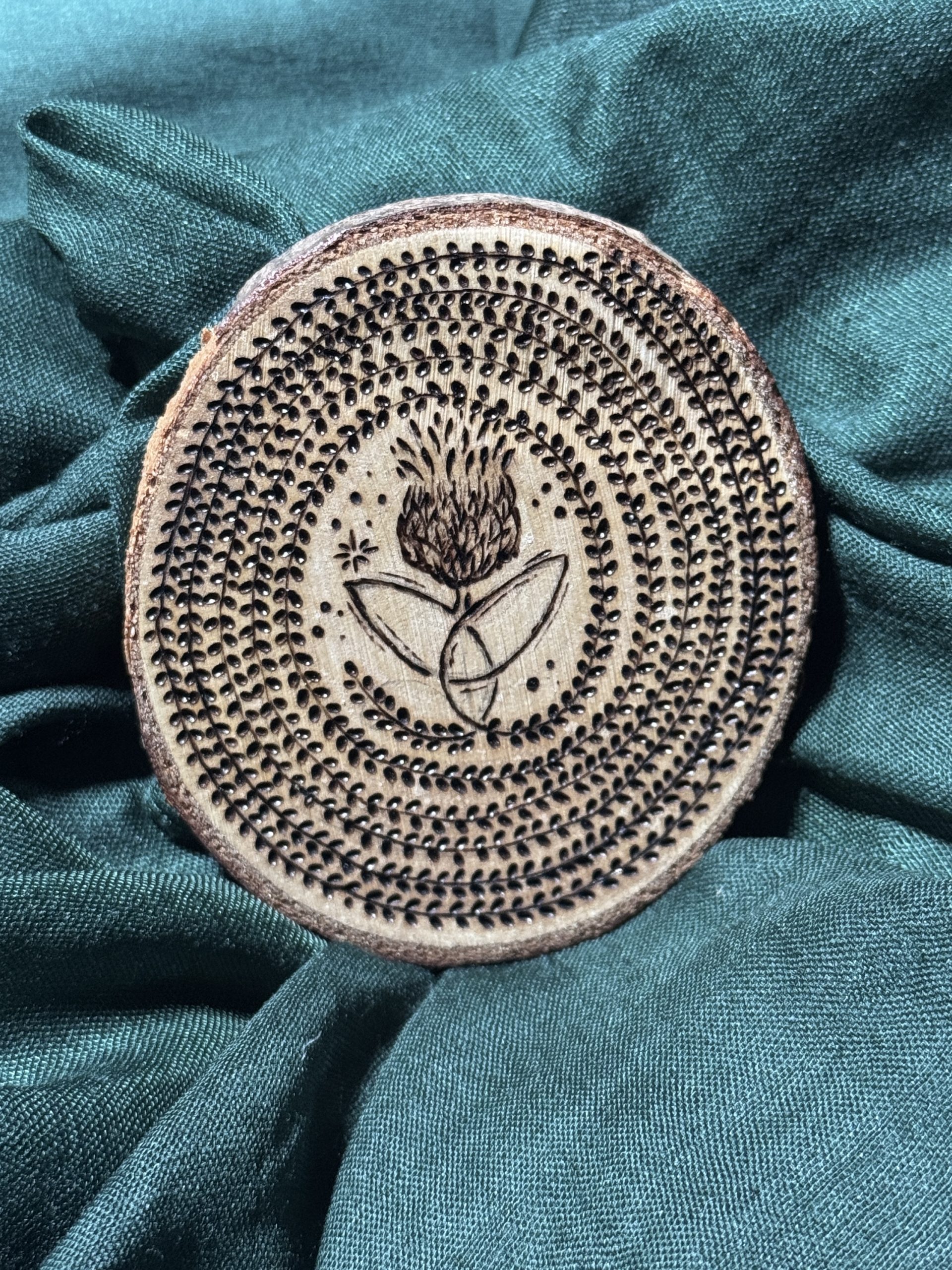 Untersetzer mit Brandmalerei – Bild 5