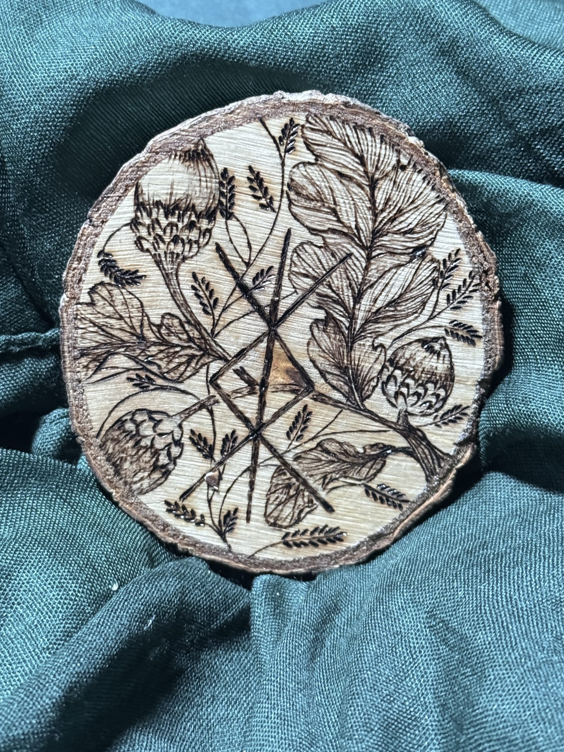 Untersetzer mit Brandmalerei – Bild 8